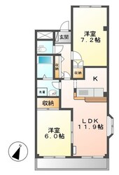 グリーンシャトーの物件間取画像